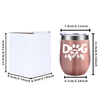 12 oz Stainless Steel Wine Tumbler with Lid Double Wall Vacuum Insulated Travel Cup Including for Coffee, Cocktail, Drink, Tea