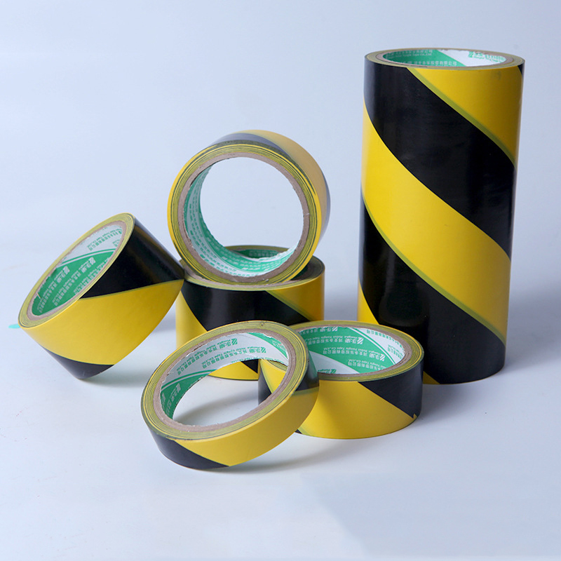 Hazard Warning Safety Stripe Adhesive Tape 1.73 Inch x 328 Feet Ideal for Walls, Floors, Pipes, and Equipment