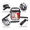 Clear Cross-Body Messenger Shoulder Bag