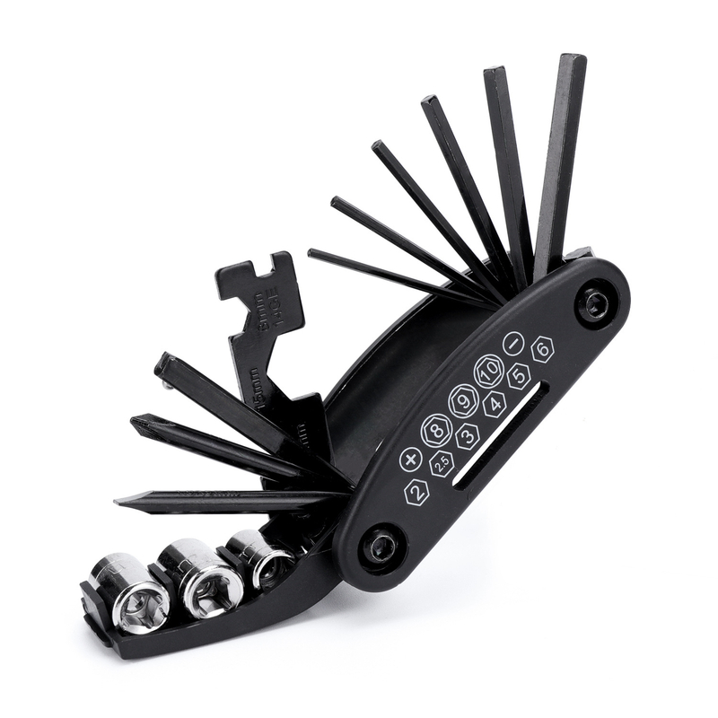 Multi-Function Bike Bicycle Cycling Mechanic Repair Kit/ Bike Tool with 2 pc Bike Tire Lever 6 pc Bike Tyre Patches
