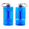 2.2L Motivational Large Capacity Water Bottle With Time Marker