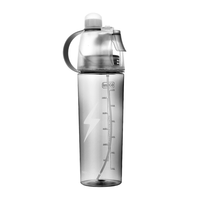 20OZ Misting Water Bottle Sports Water Bottle with Spray Mist for Outdoor Hydration