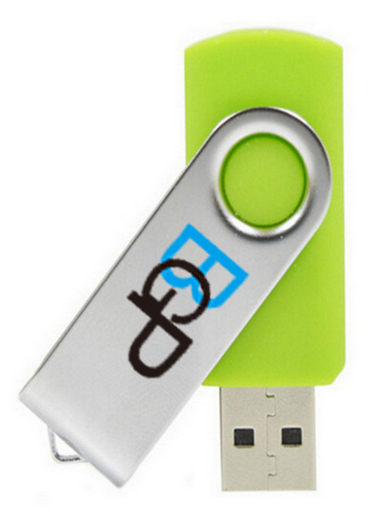 USB Wholesale Swirling Flash Drive 4G