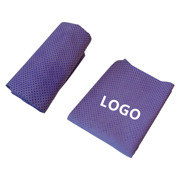 Custom Logo Sports Gym Athletes Chilly Cooling Towel - 31.5 " x 13.4 "