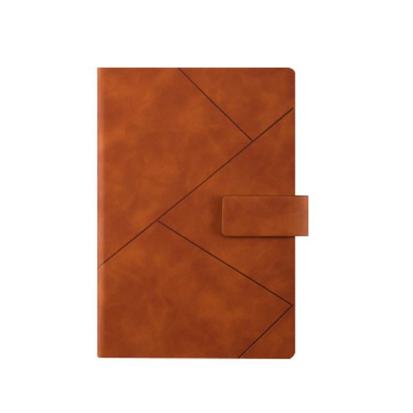 A5 Notebooks with Magnetic Buckle PU Leather Classic Lined Writing Notebook Business Office School Notebook