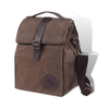 Insulated Waxed Canvas Lunch Bag