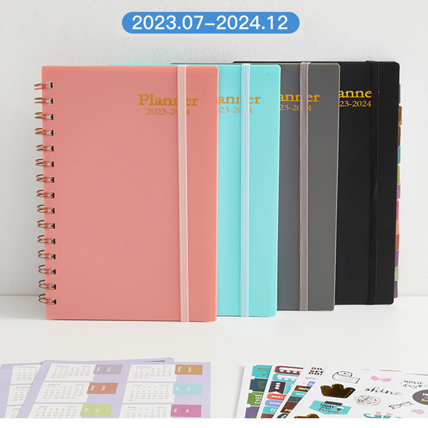 Weekly Planner/Calendar Notebook 18 Month Planner JUL. 2023 - DEC. 2024, 5.7" x 8.2"