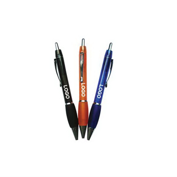 Custom With Logo Click Action Ballpoint Pen