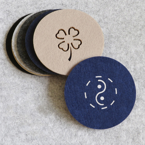 3.9" Round Cork Coasters