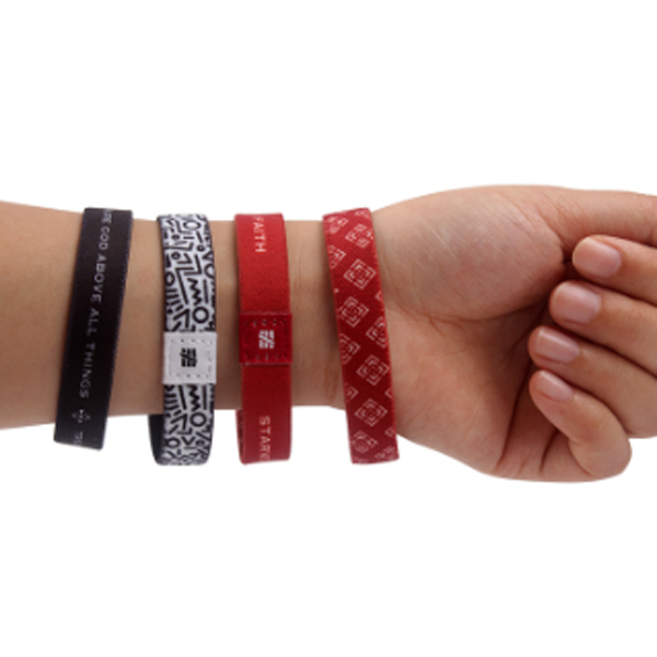 Custom Color And Logo Large Size Wrist Band Strap