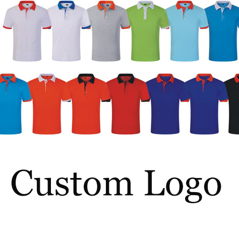 Cotton Casual Customized Uniform Plain Golf T Shirt Mens Polo Shirts