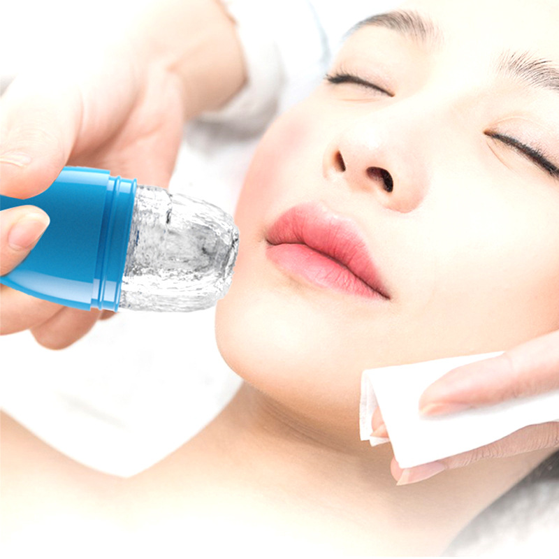 Ice Roller for Eyes Face Silicone Facial Skincare Ice Mold for Face Brighten Facial Treatment