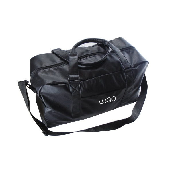 PU Leather Travel Duffel Sports Bag