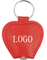 Custom Promotional LED Leather Keychains Keyring