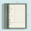 Morandi Color A5 Size Refillable Notebook