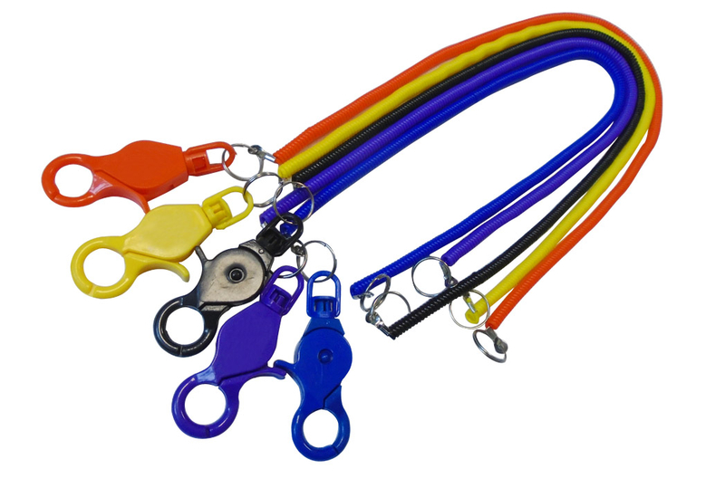  Custom Logoed 18" Elastic Bungee Cords Lobster Clasp