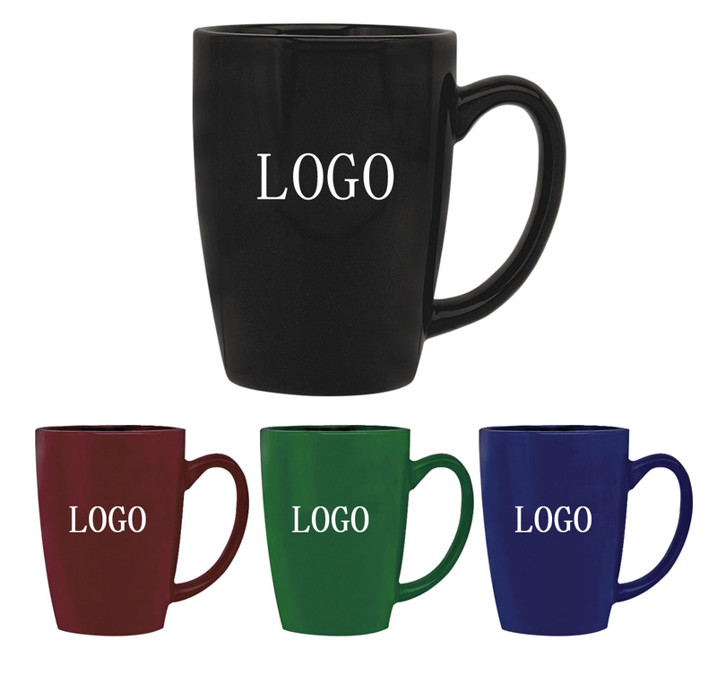 Custom Logo Promotional Porcelain Coffee Mug 16oz