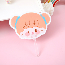 PP Carton Plastic Advertising Hand Fan