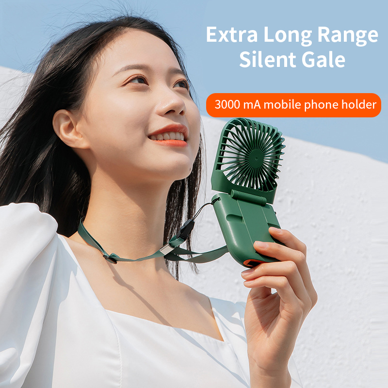 Portable Handheld Mini Fan with Power Bank