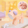 Mini Led Dog Night Light Cute Small Phone Holder Lamp Foldable Desk Lamp Portable Reading Table Light