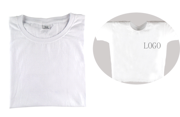 5.6 Ounce Round Collar Cotton T-shirt Unisex