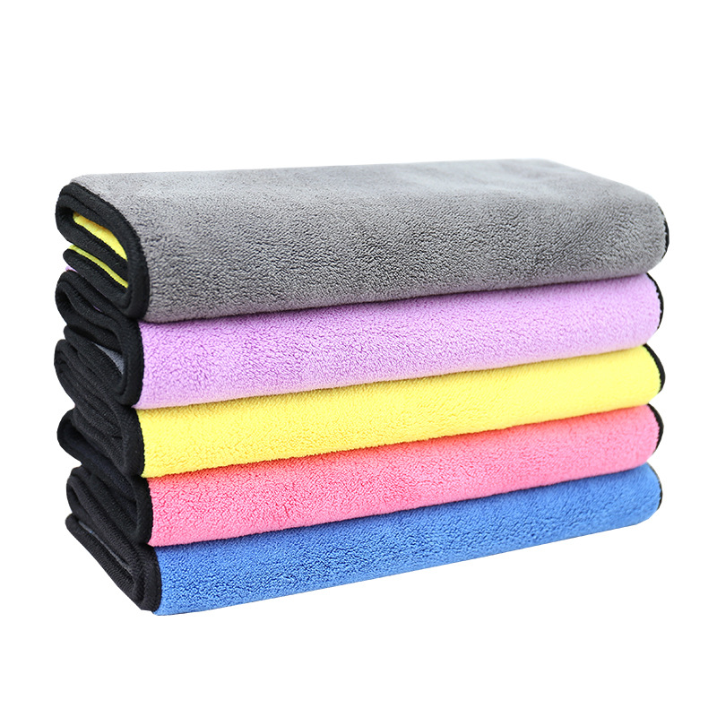High Density Coral Wool Double-sided Cleaning Towel