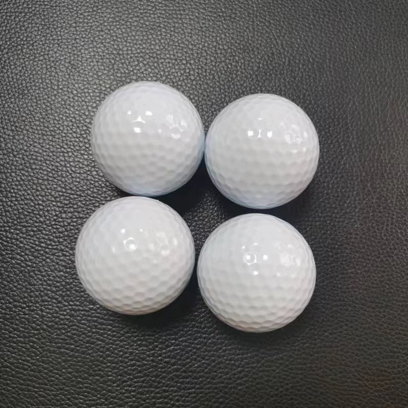 Spliced Two-Color Golf Balls