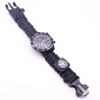 Paracord Bracelets Camo Survival Tactical Watch Braided with Parachute Cord, Camping Gifts Military Gear Army Theme Party Favors