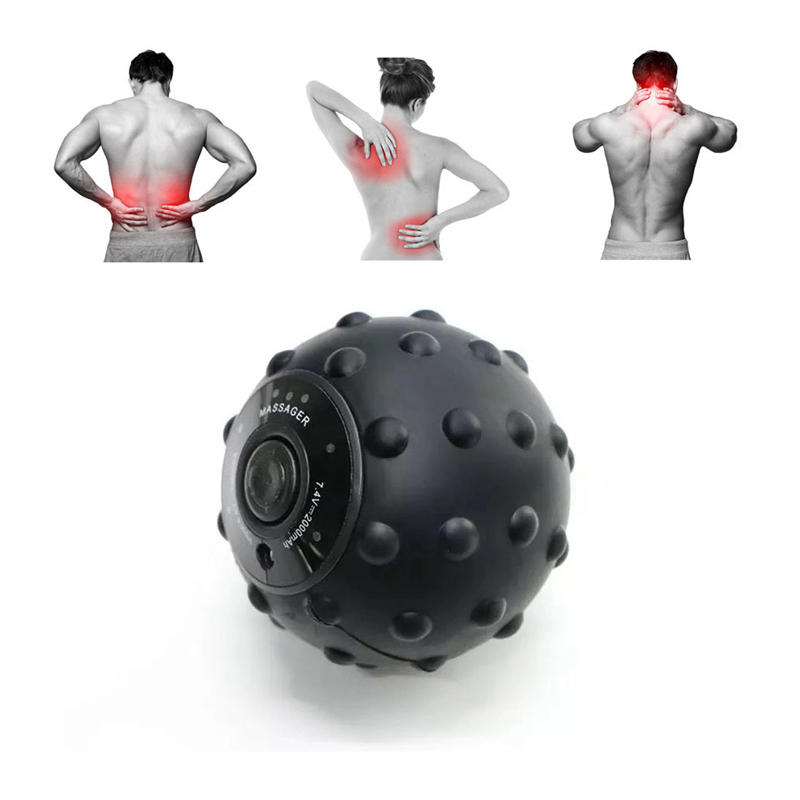 Silicone Yoga Massage Ball Mini Electric Fascia Vibrating Ball
