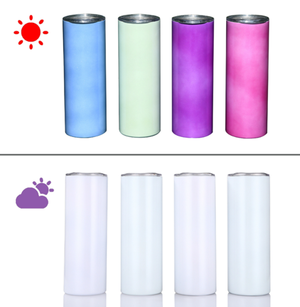 20oz Photoesthetic Light Color Changing Stainless Steel Bottle