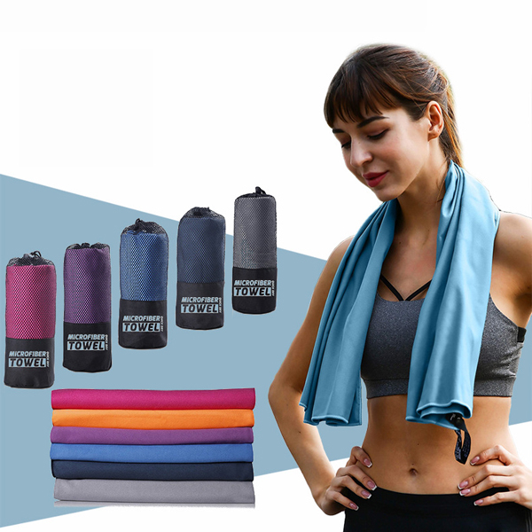 Microfiber Fast Dry Gym Towels for Exercise Fitness, Sports, Workout Bath Towels
