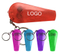 Whistle LED Light Keychain Key Holder