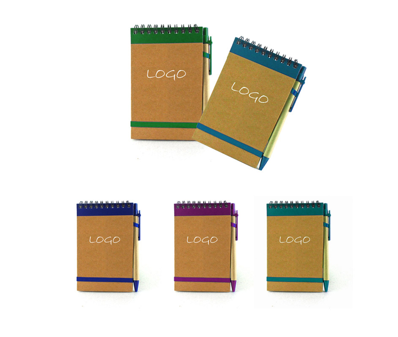 Eco Recycled Notebook With Pen Combo