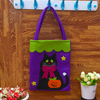 Halloween Felt Treat Bags Cute Halloween Pattern Totes Party Bags with Handles