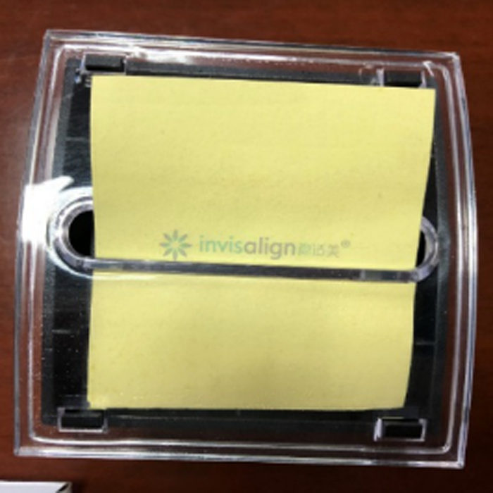 Small Plastic Storage Bin Box Organizer for Sticky Notes