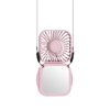 Mini 2 in 1 Hand Held Fan With Mirror