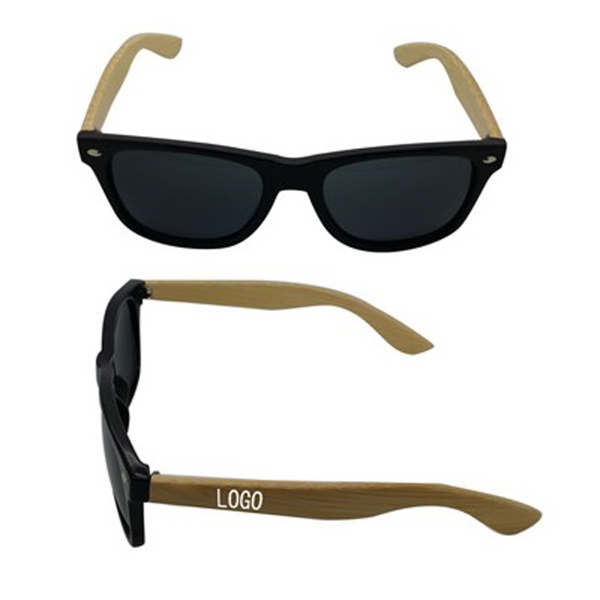 Custom Sunglasses with Bamboo Arms