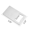 Stainless Steel Credit Card Size Casino Bottle Cap Opener