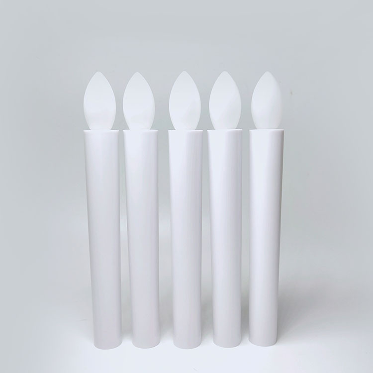 Flameless LED Taper Candles Lights Battery Operated Candlesticks Warm Yellow Flickering Flame Dripless Fake Taper Candles