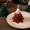 Christmas Tree Shaped Decorative Scented Candle 6h Burning Times Natural Paraffin Wax Candle Holiday Gifts