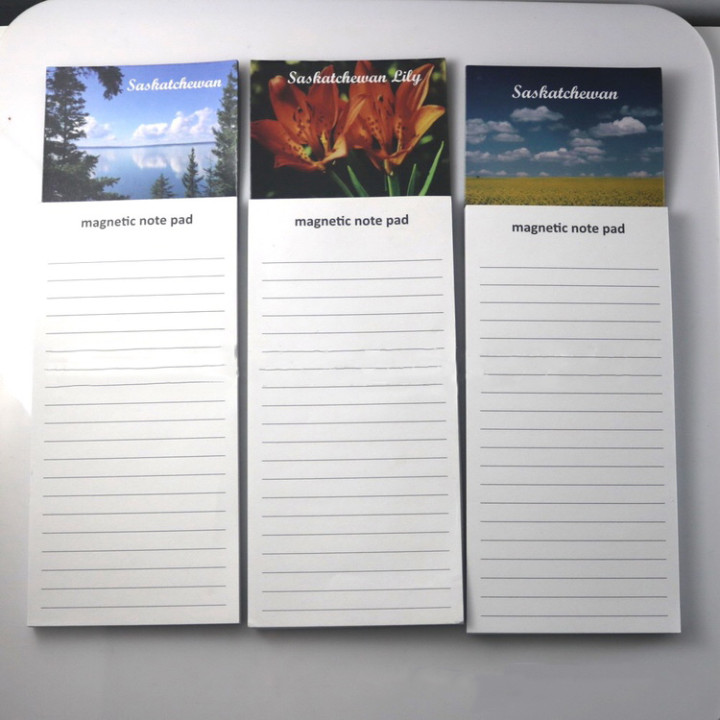 Business Card Magnet with 50-Sheet Notepad