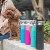 Portable Pet, Dog, Cat, Animal Travel Drinking Water Bottle on Walks, Hikes Portable 20 oz Water Bottle for The go Pet Owners