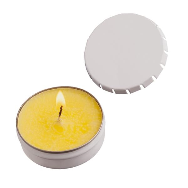 Scented Candle in Small Push Tin