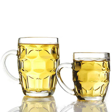 Dimpled Glass Beer Mugs/Cup