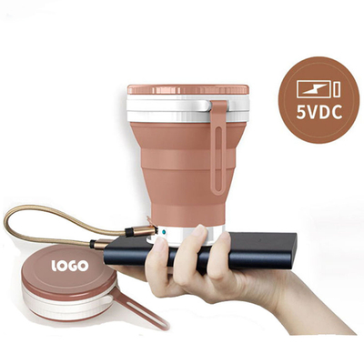 Collapsible Heated Silicone Coffee Mug