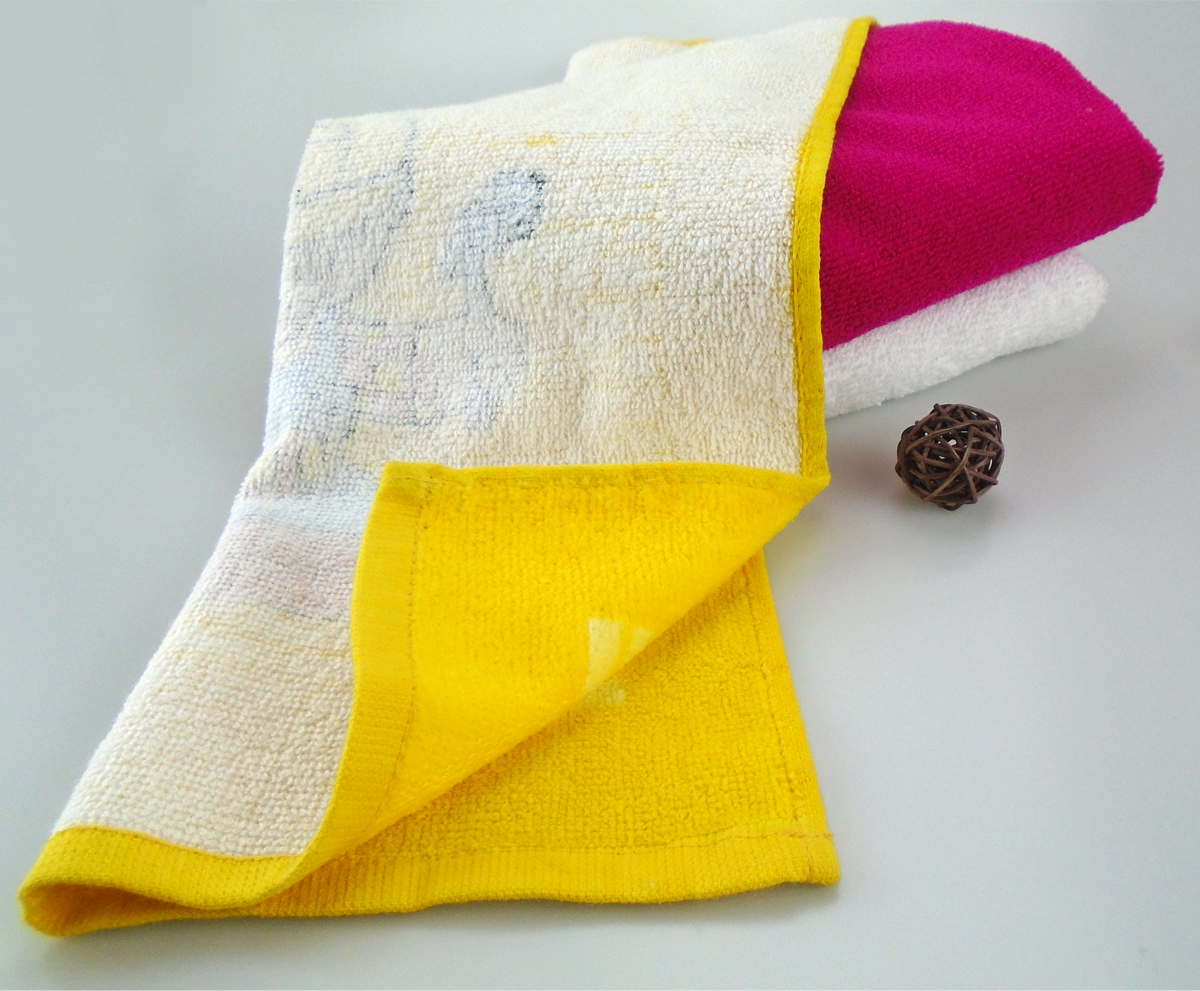 Full Color Custom Cotton Sports Home Bath Towel