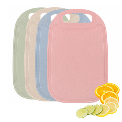 Eco Friendly No Slip Degradable Fruit Vegetable Chopping Kitchen Wheat Straw Cutting Board
