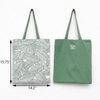 Double-sided Reusable Canvas Tote Bags for Women Full Print Tote Grocery Bag for Shopping