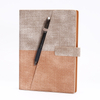 Reusable A5 Notebooks Executive Leather Cover Microfiber Eraser Cloth Remarkable Notepad with Erasable Pen