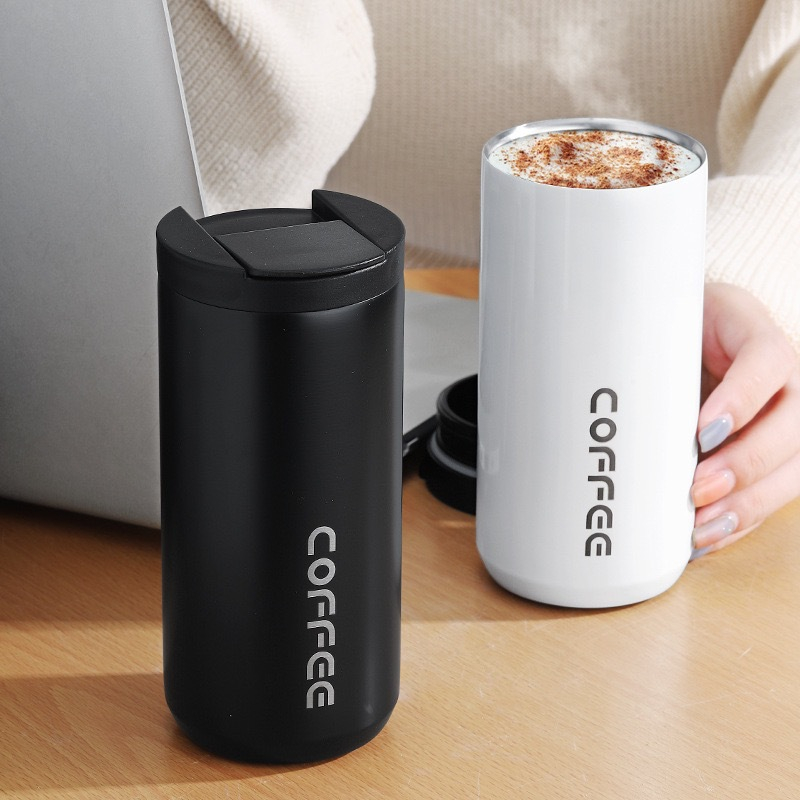13.5 oz Tumbler Travel Coffee Mug with Lid Stainless Steel Insulated Coffee Mug Keep Beverages Hot or Cold